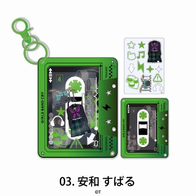 【グッズ-キーホルダー】TVアニメ『ガールズバンドクライ』 カセットテープフレーム 安和 すばる