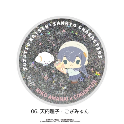 【グッズ-コースター】呪術廻戦 懐玉・玉折×サンリオキャラクターズ グリッターコースター 06.天内理子・こぎみゅん