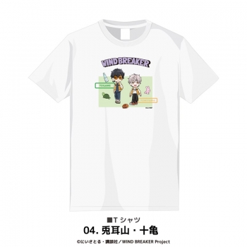 グッズ-Tシャツ】TVアニメ『WIND BREAKER』 Tシャツ XL 04.兎耳山 