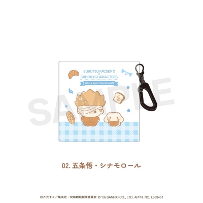 【グッズ-ポーチ】劇場版 呪術廻戦 0×サンリオキャラクターズ クリアマルチケース 02.五条悟・シナモロール