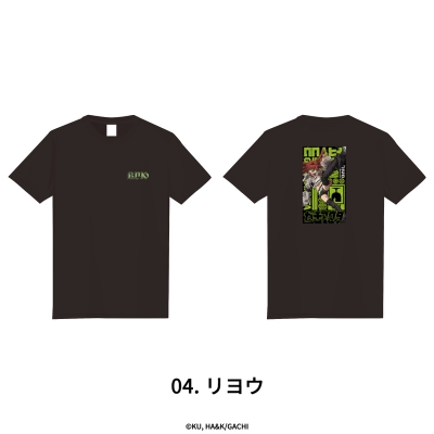 【グッズ-Tシャツ】TVアニメ『ガチアクタ』 Tシャツ S 04.リヨウ