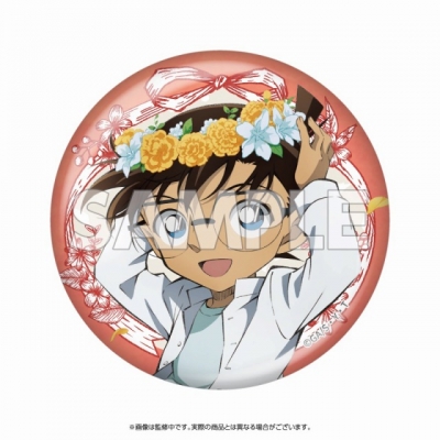 【グッズ-バッチ】名探偵コナン ちょいデカホロ缶バッジ 花冠-flow in the wind-(コナン)【アニメイト先行販売】