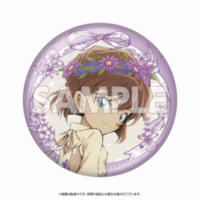 【グッズ-バッチ】名探偵コナン ちょいデカホロ缶バッジ 花冠-flow in the wind-(灰原)【アニメイト先行販売】