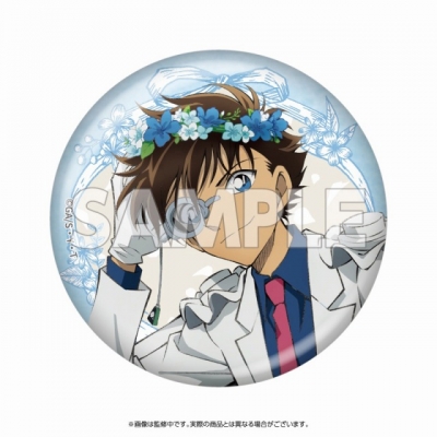 【グッズ-バッチ】名探偵コナン ちょいデカホロ缶バッジ 花冠-flow in the wind-(キッド)【アニメイト先行販売】