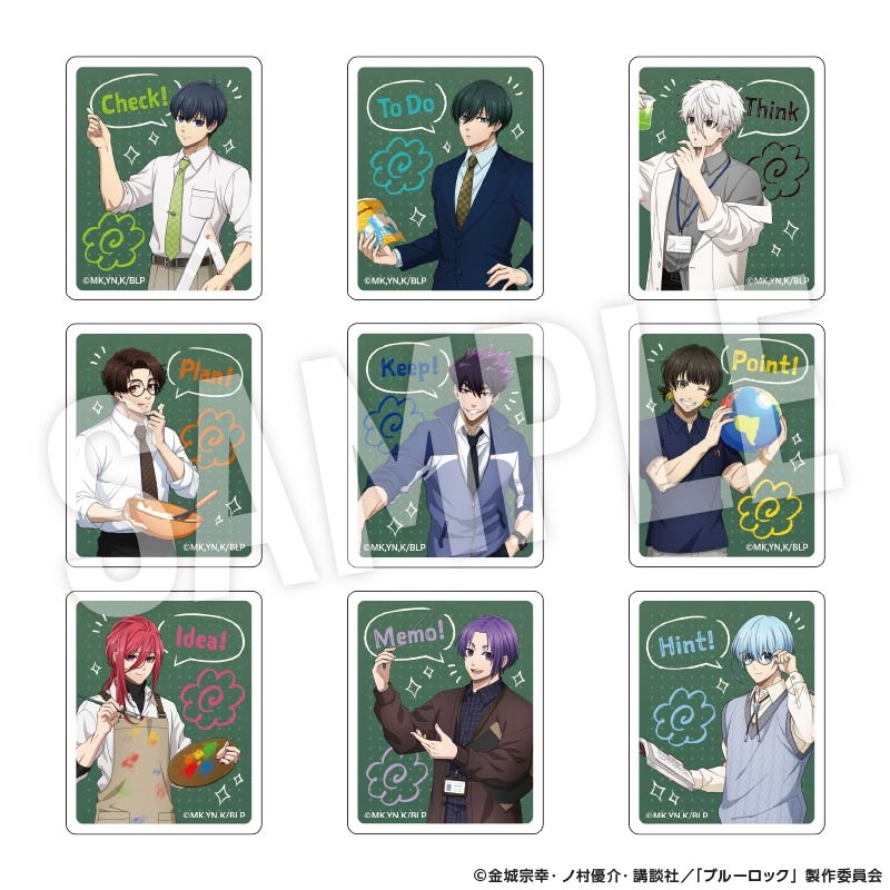 【グッズ-スタンドポップ】ブルーロック トレーディングアクリルクリップスタンド Study