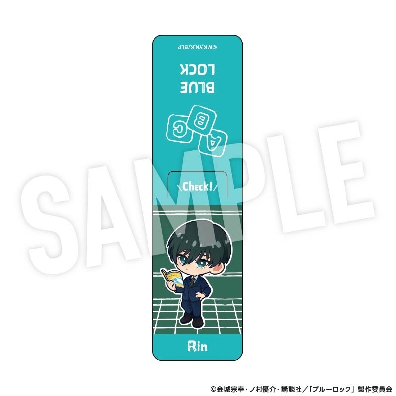 【グッズ-マグネット】ブルーロック しおり型マグネット Studyデフォルメ (糸師 凛)