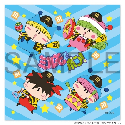 【グッズ-タオル】Tigers×ミルモでポン! ミニタオル(集合ver.)