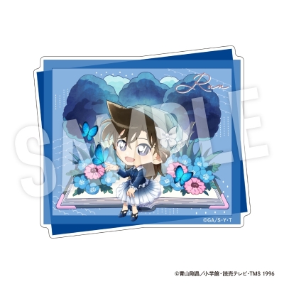 【グッズ-ステッカー】名探偵コナン クリアステッカー Blue Butterfly Forestデフォルメ (毛利 蘭)【アニメイト先行販売】