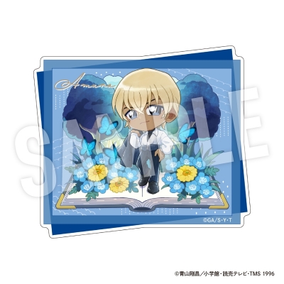 【グッズ-ステッカー】名探偵コナン クリアステッカー Blue Butterfly Forestデフォルメ (安室 透)【アニメイト先行販売】