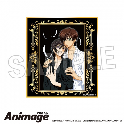 グッズ-色紙】コードギアス 反逆のルルーシュ Animageギラギラ色紙 vol  