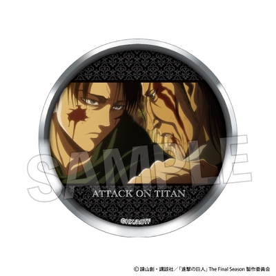 【グッズ-バッチ】進撃の巨人 ギラギラ缶バッジ 19