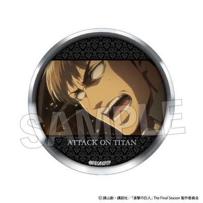 【グッズ-バッチ】進撃の巨人 ギラギラ缶バッジ 21