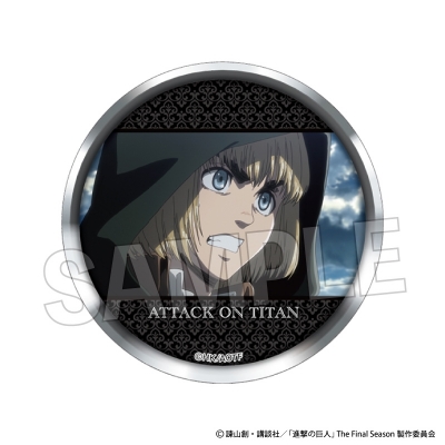 【グッズ-バッチ】進撃の巨人 ギラギラ缶バッジ 24