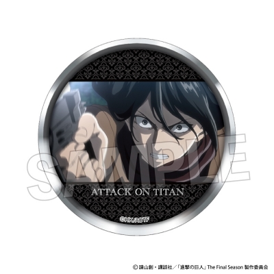 【グッズ-バッチ】進撃の巨人 ギラギラ缶バッジ 26