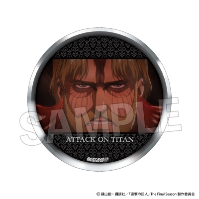 【グッズ-バッチ】進撃の巨人 ギラギラ缶バッジ 27