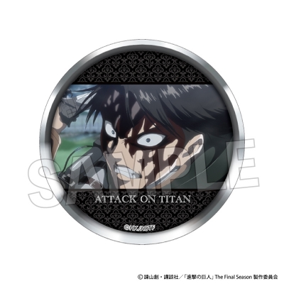 【グッズ-バッチ】進撃の巨人 ギラギラ缶バッジ 28