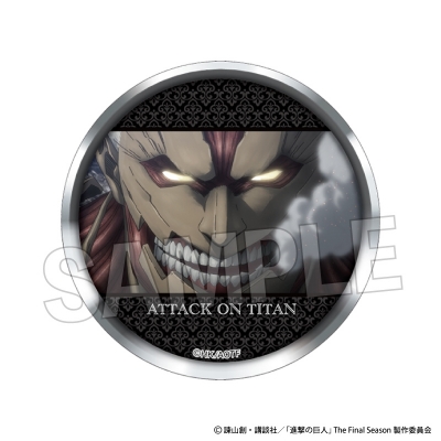 【グッズ-バッチ】進撃の巨人 ギラギラ缶バッジ 29