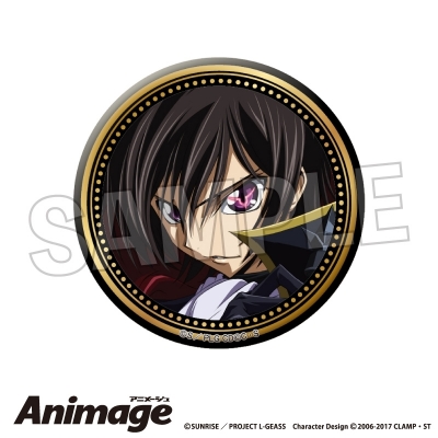 【グッズ-バッチ】コードギアス 反逆のルルーシュ Animageギラギラ缶バッジ vol.3 B