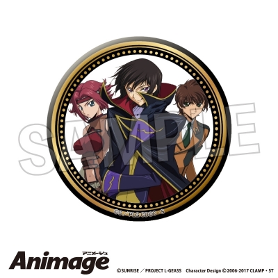 【グッズ-バッチ】コードギアス 反逆のルルーシュ Animageギラギラ缶バッジ vol.3 C