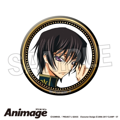 【グッズ-バッチ】コードギアス 反逆のルルーシュ Animageギラギラ缶バッジ vol.3 D