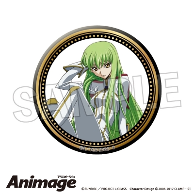 【グッズ-バッチ】コードギアス 反逆のルルーシュ Animageギラギラ缶バッジ vol.3 F