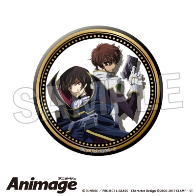 【グッズ-バッチ】コードギアス 反逆のルルーシュ Animageギラギラ缶バッジ vol.3 G