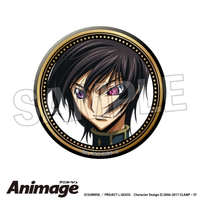 【グッズ-バッチ】コードギアス 反逆のルルーシュ Animageギラギラ缶バッジ vol.3 H