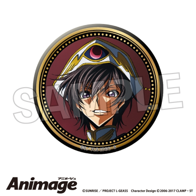 【グッズ-バッチ】コードギアス 反逆のルルーシュ Animageギラギラ缶バッジ vol.3 K