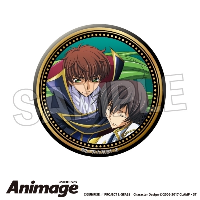 【グッズ-バッチ】コードギアス 反逆のルルーシュ Animageギラギラ缶バッジ vol.3 M
