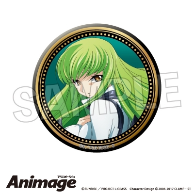 【グッズ-バッチ】コードギアス 反逆のルルーシュ Animageギラギラ缶バッジ vol.3 N