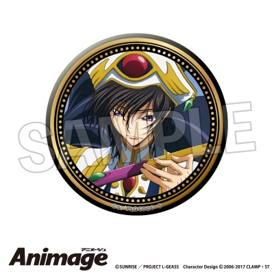 【グッズ-バッチ】コードギアス 反逆のルルーシュ Animageギラギラ缶バッジ vol.3 O