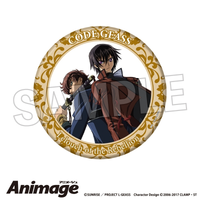 【グッズ-バッチ】コードギアス 反逆のルルーシュ Animageギラギラ缶バッジ 大 vol.3 A