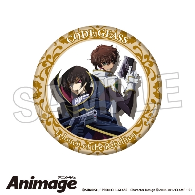 【グッズ-バッチ】コードギアス 反逆のルルーシュ Animageギラギラ缶バッジ 大 vol.3 F