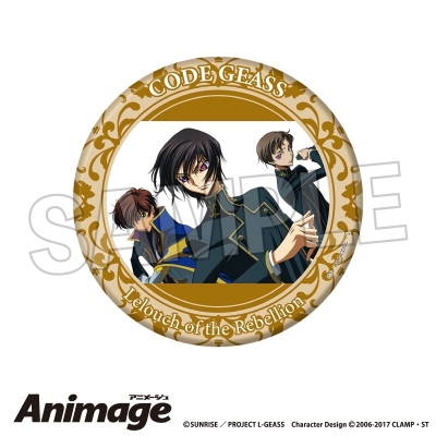 【グッズ-バッチ】コードギアス 反逆のルルーシュ Animageギラギラ缶バッジ 大 vol.3 G
