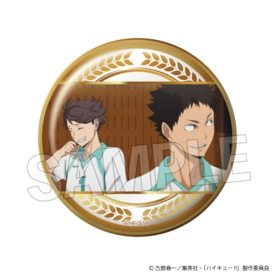 【グッズ-バッチ】ハイキュー!! 場面写 ギラギラ缶バッジ vol.3 6