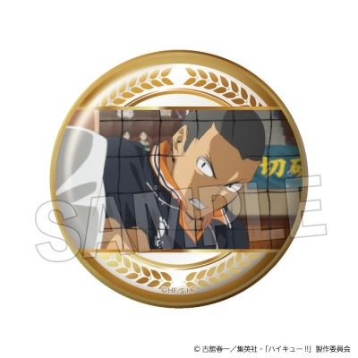 【グッズ-バッチ】ハイキュー!! 場面写 ギラギラ缶バッジ vol.3 8