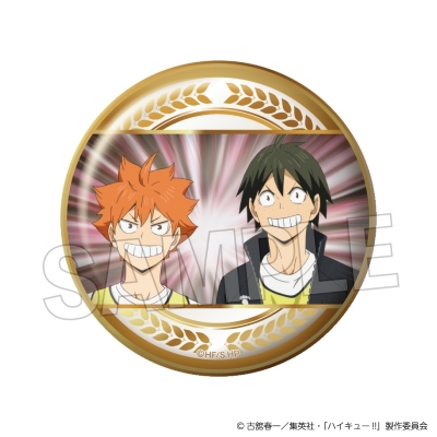 【グッズ-バッチ】ハイキュー!! 場面写 ギラギラ缶バッジ vol.3 17