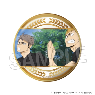 【グッズ-バッチ】ハイキュー!! 場面写 ギラギラ缶バッジ vol.3 26