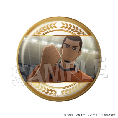 【グッズ-バッチ】ハイキュー!! 場面写 ギラギラ缶バッジ vol.3 28