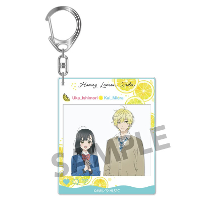 【グッズ-キーホルダー】ハニーレモンソーダ アクリルキーホルダー 石森羽花&三浦 界