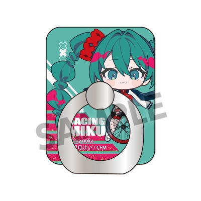 【グッズ-携帯グッズ】レーシングミク 2025 JCL TEAM UKYO 応援 ちょこぷに Ver. スマホリング