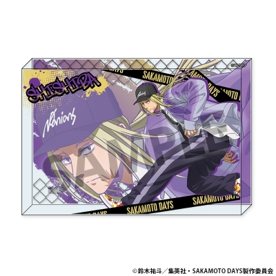 【グッズ-置きもの】SAKAMOTO DAYS 描き下ろしアクリルブロック 神々廻 パルクール ver.