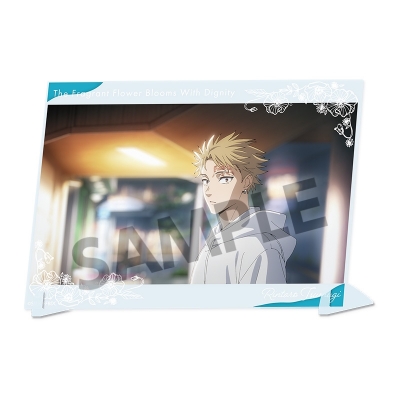 【グッズ-置きもの】薫る花は凛と咲く A6ビジュアルアクリルプレート 紬 凛太郎 A