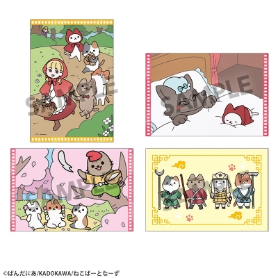 【グッズ-ポストカード】うごく!ねこむかしばなし ポストカードセット vol.1