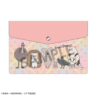 【グッズ-ポーチ】コアラ絵日記 エンベロープケース