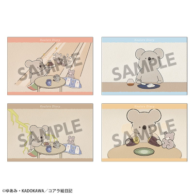 【グッズ-ポストカード】コアラ絵日記 ポストカードセット vol.2
