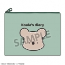 【グッズ-ポーチ】コアラ絵日記 サガラ刺繍ポーチの画像