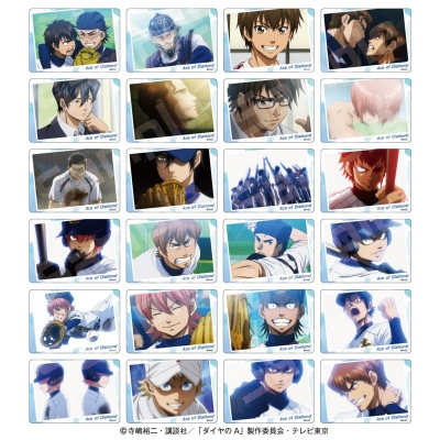 【グッズ-カード】ダイヤのA ミニクリアカードコレクション 全24種(1パック2枚入り)