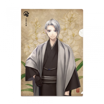 グッズ-クリアファイル】刀剣乱舞-ONLINE- 華こよみ絵巻 第五弾 和紙 刀剣乱舞山姥切長義アクリルスタンドセット 6点＋華こよみ絵巻缶バッジ未開封