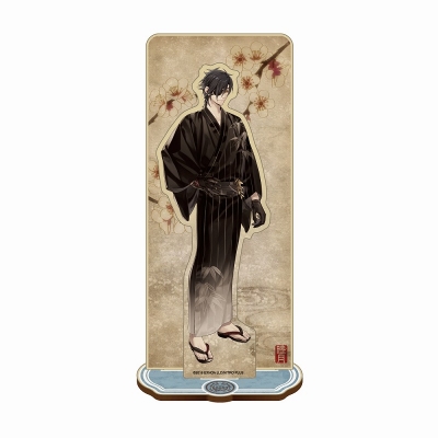 【グッズ-スタンドポップ】刀剣乱舞ONLINE 華こよみ絵巻第二弾 木製スタンド 燭台切光忠